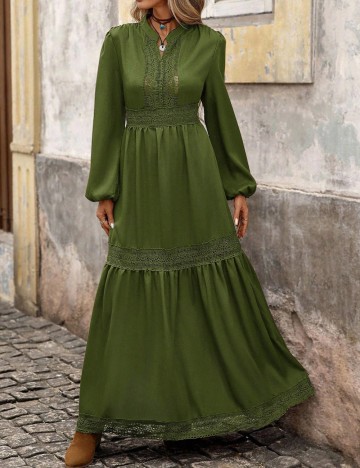 Rochie maxi Shein, verde