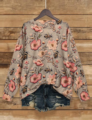 Bluză Shein Curve+, mix culori