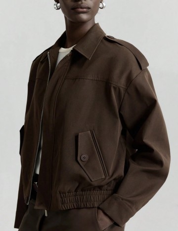 Jachetă Shein, maro
