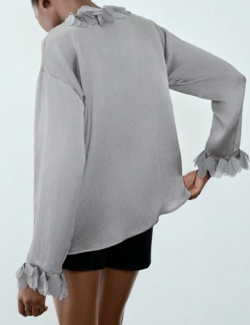 Cămașă Shein, gri