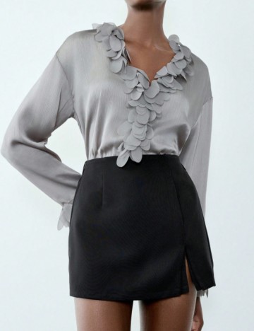 Cămașă Shein, gri