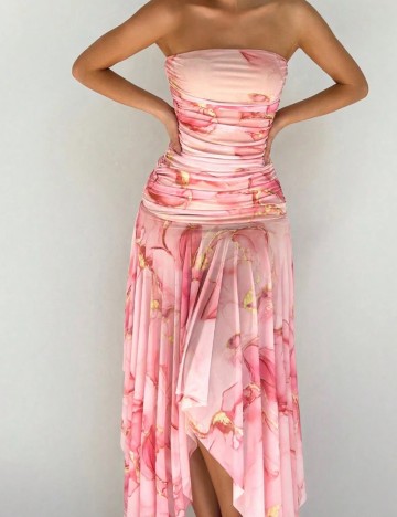 Rochie midi Shein, roz