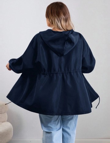 Jachetă Shein Curve+, albastru