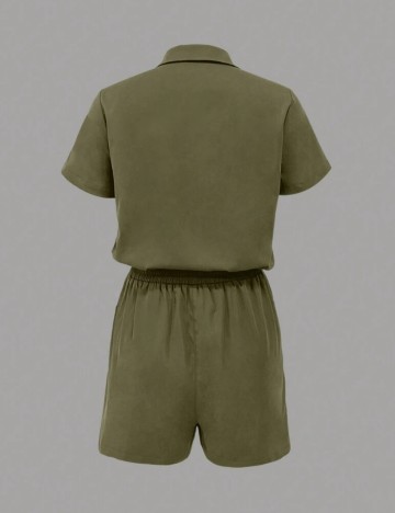 Salopetă scurtă Shein, kaki