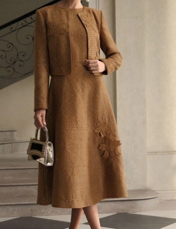 Sacou scurt Shein, maro