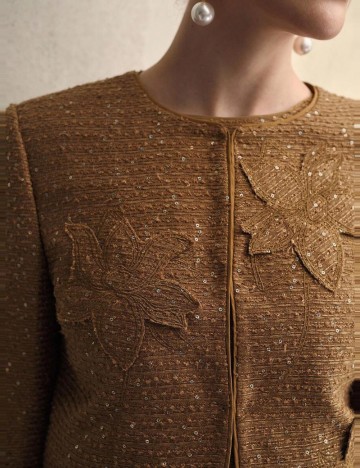 Sacou scurt Shein, maro