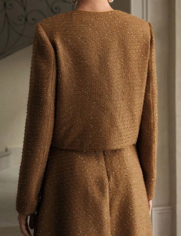 Sacou scurt Shein, maro