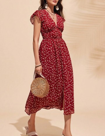 Rochie maxi Shein, roșu