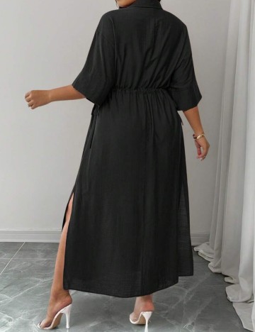 Rochie midi Shein Curve+, negru