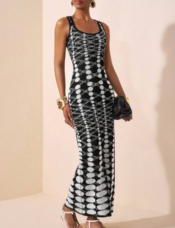 Rochie maxi Shein, mix culori