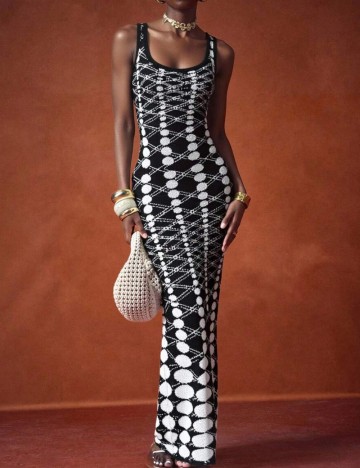 Rochie maxi Shein, mix culori