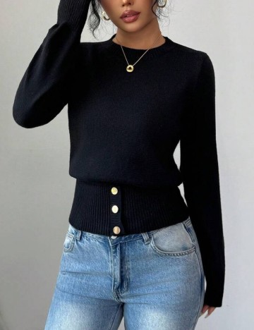 Pulover Shein, negru