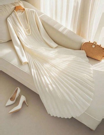 Rochie maxi Shein, alb