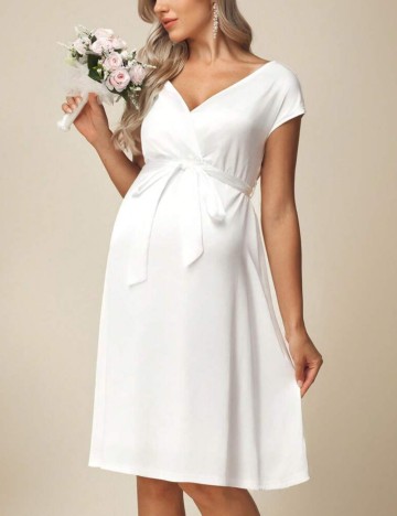 Rochie midi Shein, alb