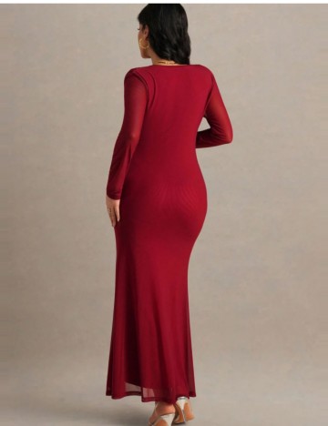 Rochie maxi Shein, vișiniu