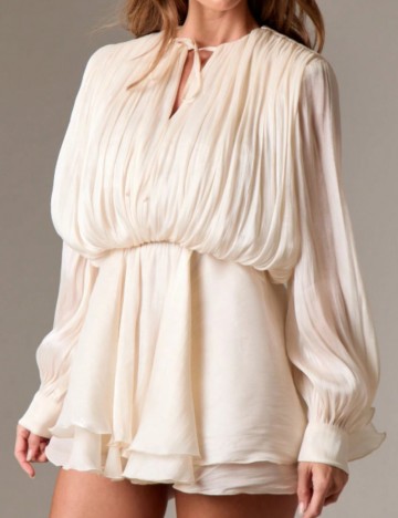 Rochie mini Shein, crem