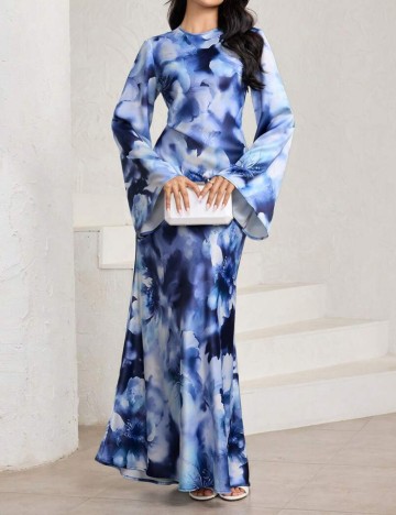 Rochie maxi Shein, mix culori