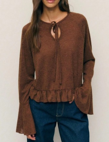 Bluză Shein, maro