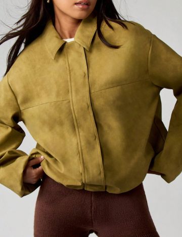 Jachetă Shein Missguided, verde