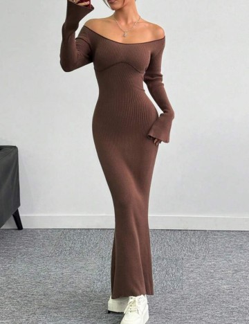 Rochie maxi Shein, maro