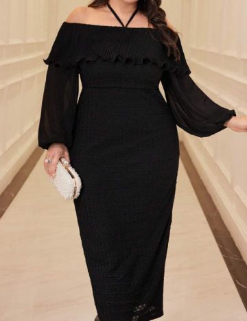 Rochie midi Shein, negru