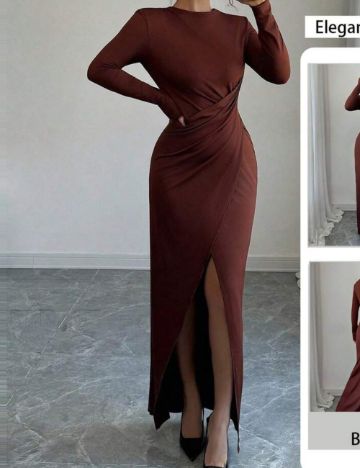 Rochie maxi Shein, maro