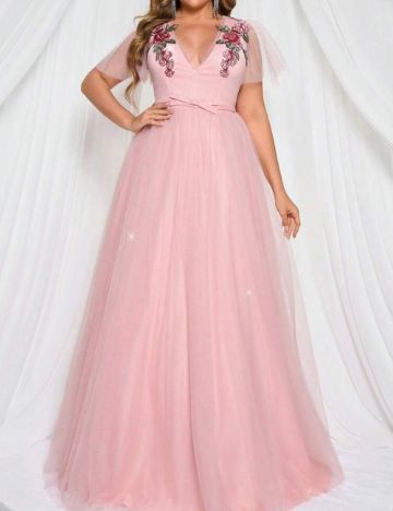 Rochie maxi Shein, roz