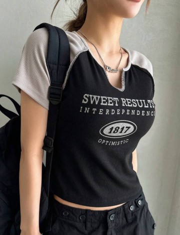 Tricou Shein, mix culori