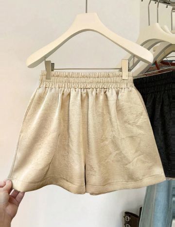 Pantaloni scurți Shein, bej