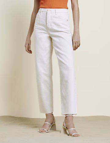Jeans River Island, crem