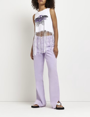 Maiou casual River Island, alb