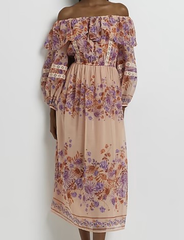 Rochie midi River Island, mix culori