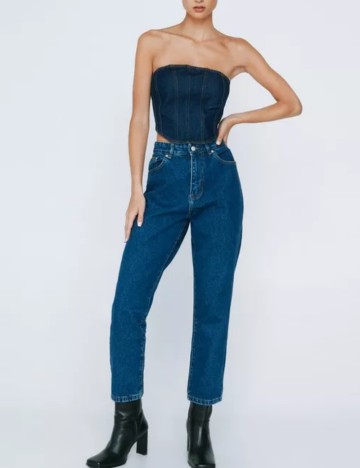 Jeans NASTY GAL, albastru
