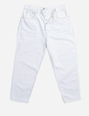Jeans Zara, alb