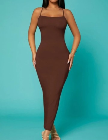 Rochie maxi Shein, maro