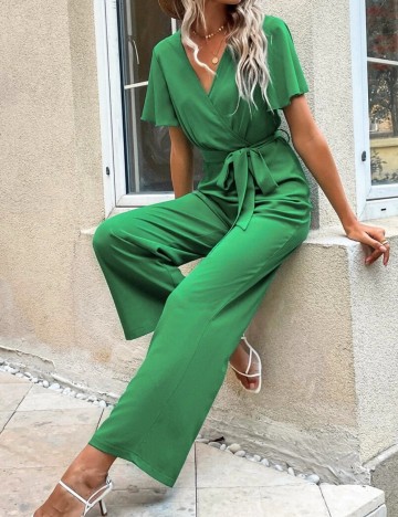 Salopetă lungă Shein, verde