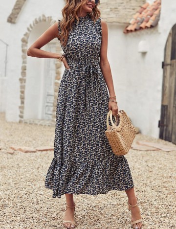 Rochie midi Shein, mix culori