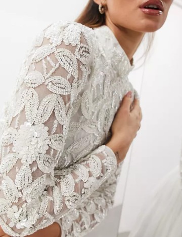 Rochie de ocazie și bridal ASOS, alb