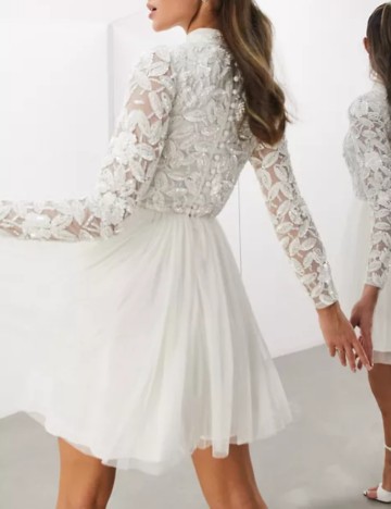 Rochie de ocazie și bridal ASOS, alb