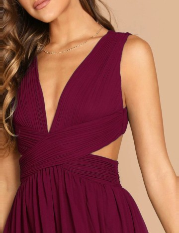Rochie de seară Shein, vișiniu