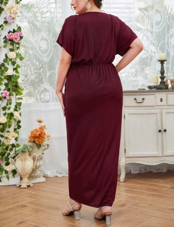 Rochie maxi Shein, vișiniu