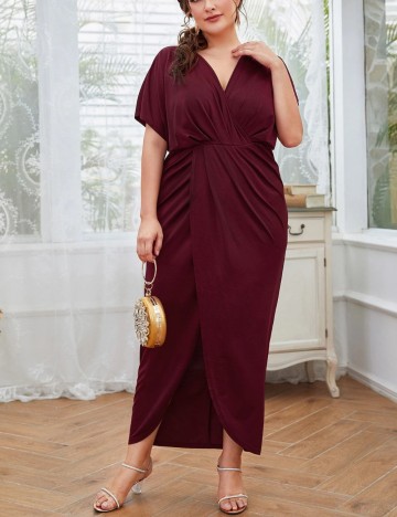 Rochie maxi Shein, vișiniu