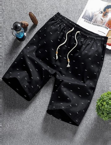 Pantaloni scurți Shein, negru