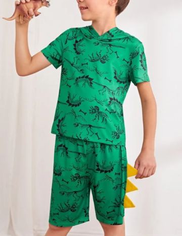 Compleu pijamale Shein, verde