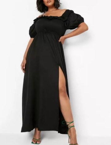 Rochie maxi Boohoo, negru
