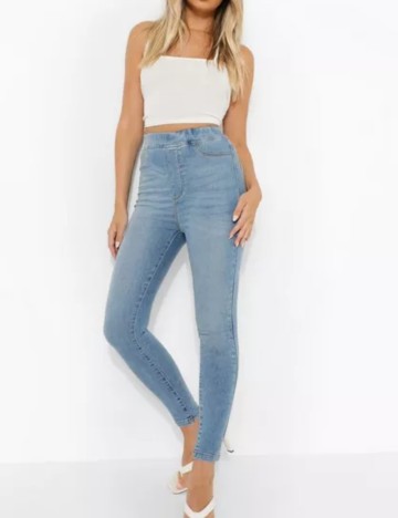 Jeans Boohoo, albastru