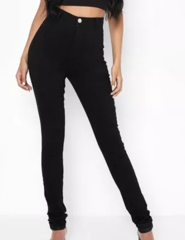 Jeans Boohoo, negru