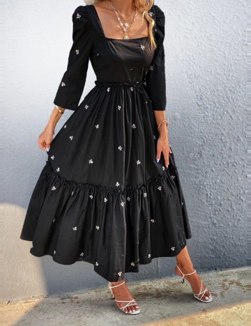 Rochie midi Shein, negru