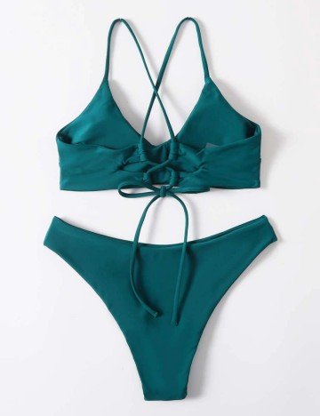 Costum de baie Shein, turcoaz