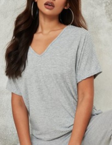 Tricou Missguided, gri